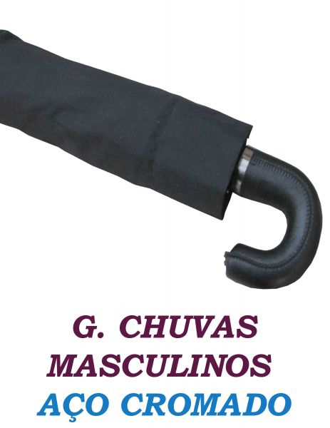 AI ESTA G. CHUVAS MASCULINO EM AÇO CROMADO